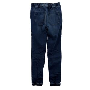 American Eagle Jogger Jeans Womens 0 Blue Next Level Stretch Drawstring Cuffed